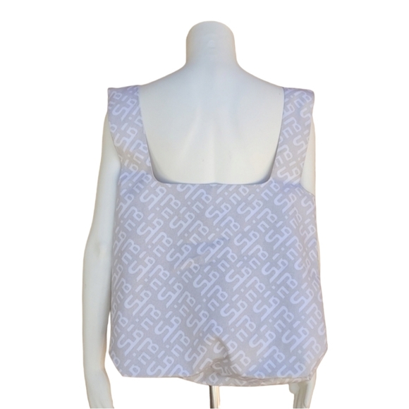 SWEATY BETTY x HALLE BERRY Logo Canvas Cotton Tote Bag Purse Carryall Gym Travel - Picture 5 of 16